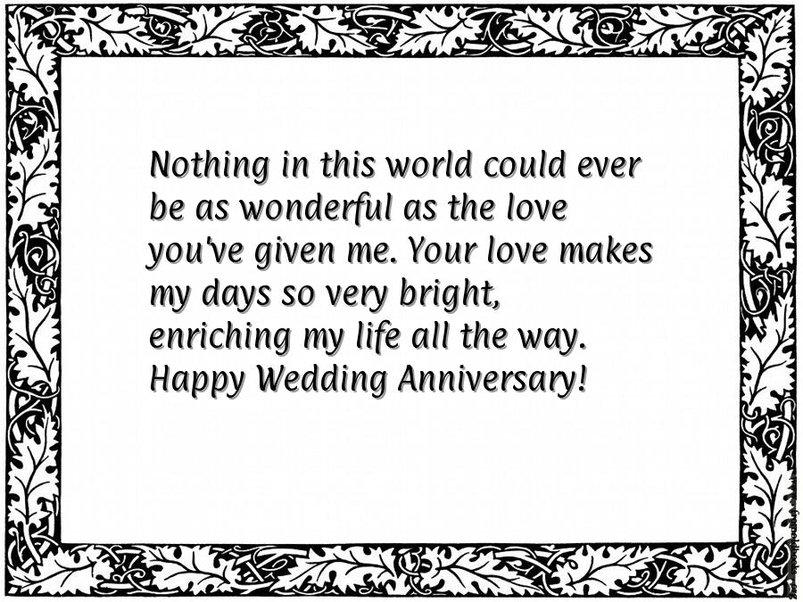 Anniversary wishes for him