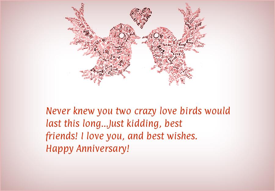 Funny anniversary messages