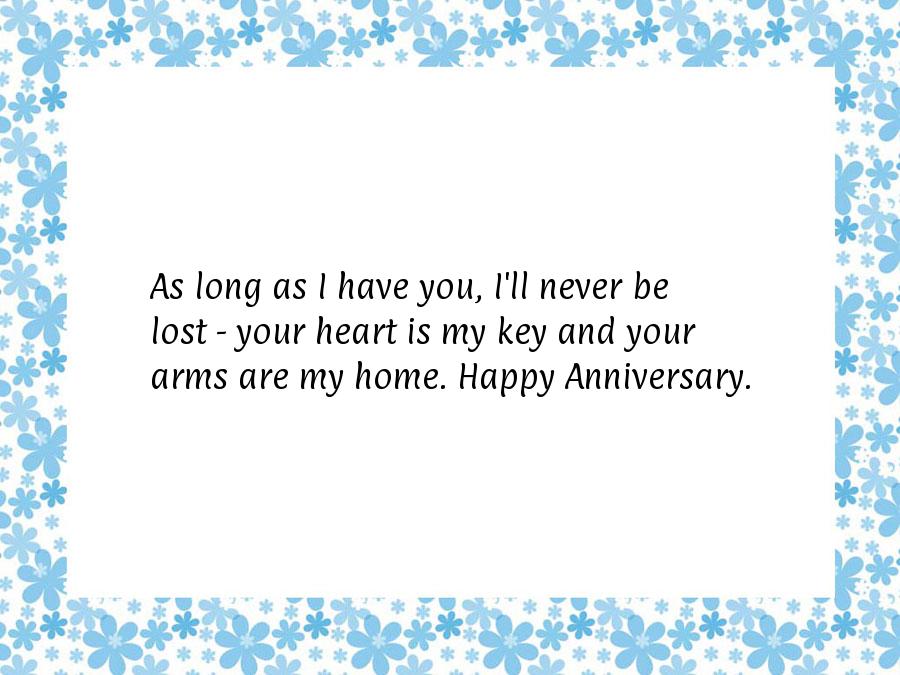 Wedding anniversary wishes for my husband
