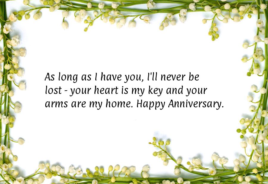Wedding anniversary messages to husband