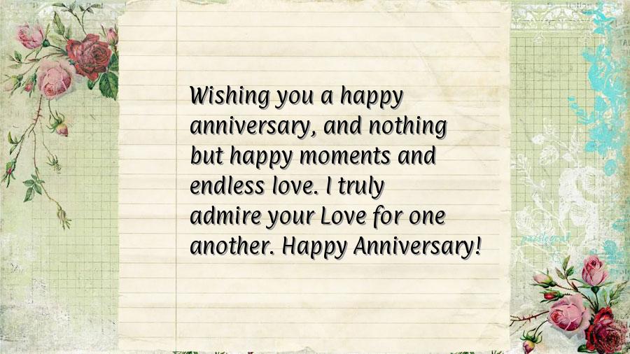 Marriage anniversary wishes to friend