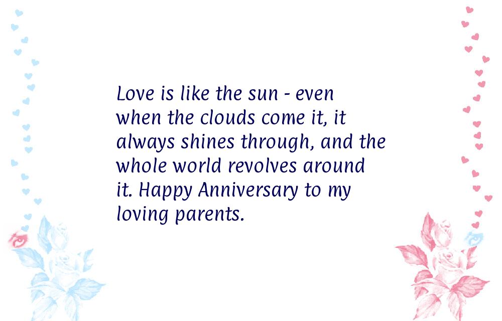 Anniversary cards for parents