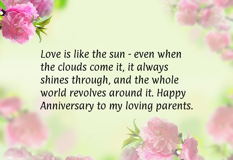 Anniversary quotes parents