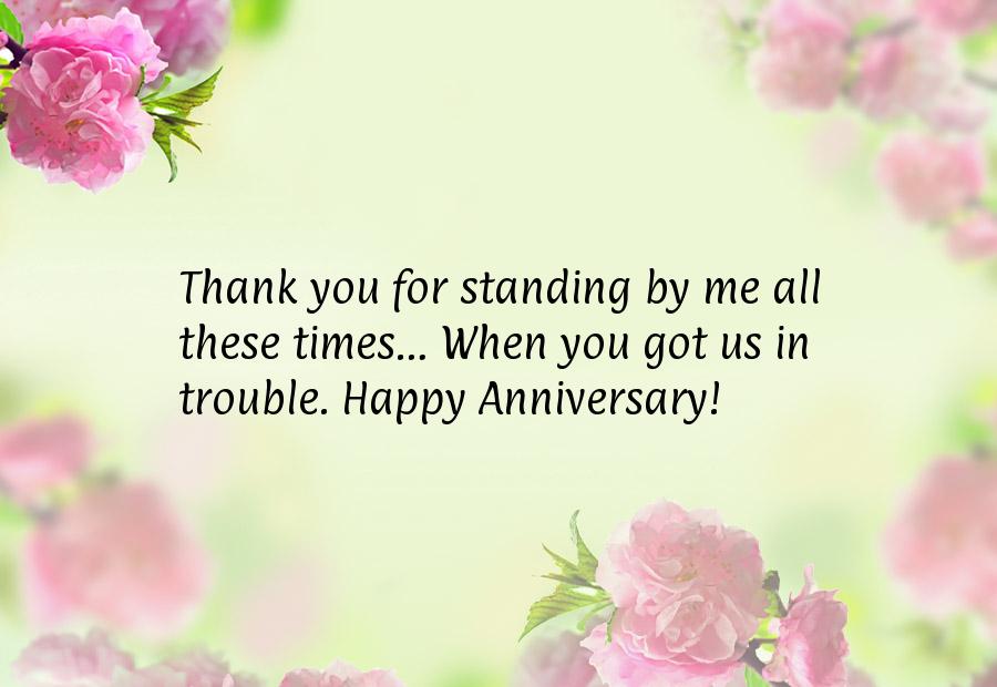 Funny anniversary sayings for him
