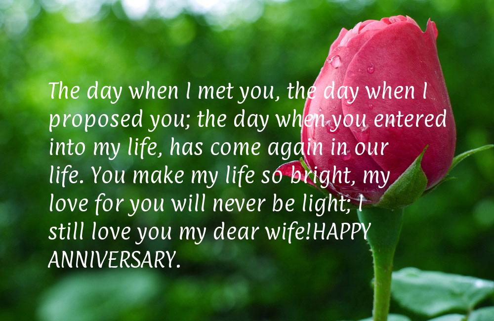 Anniversary sayings for wife