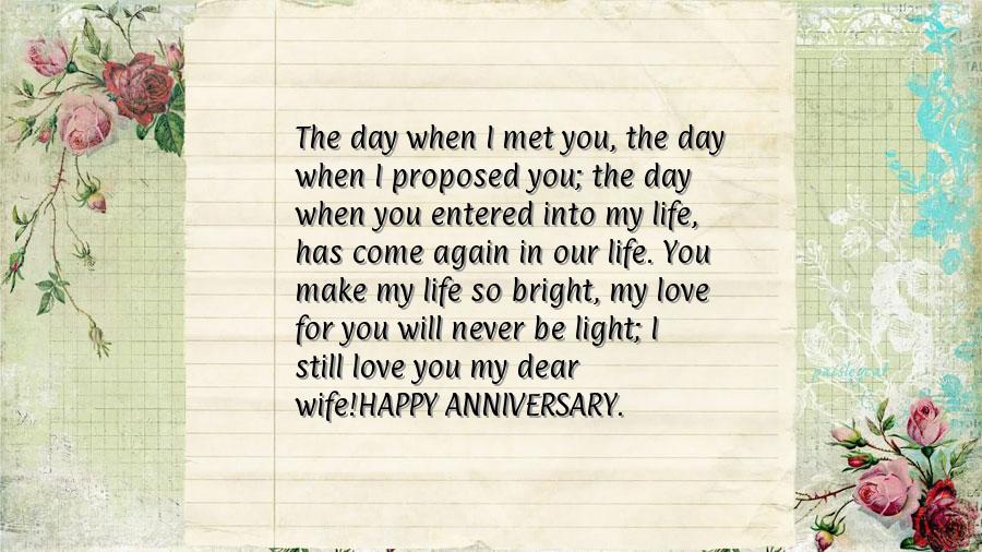 Letter To My Wife On Wedding Day