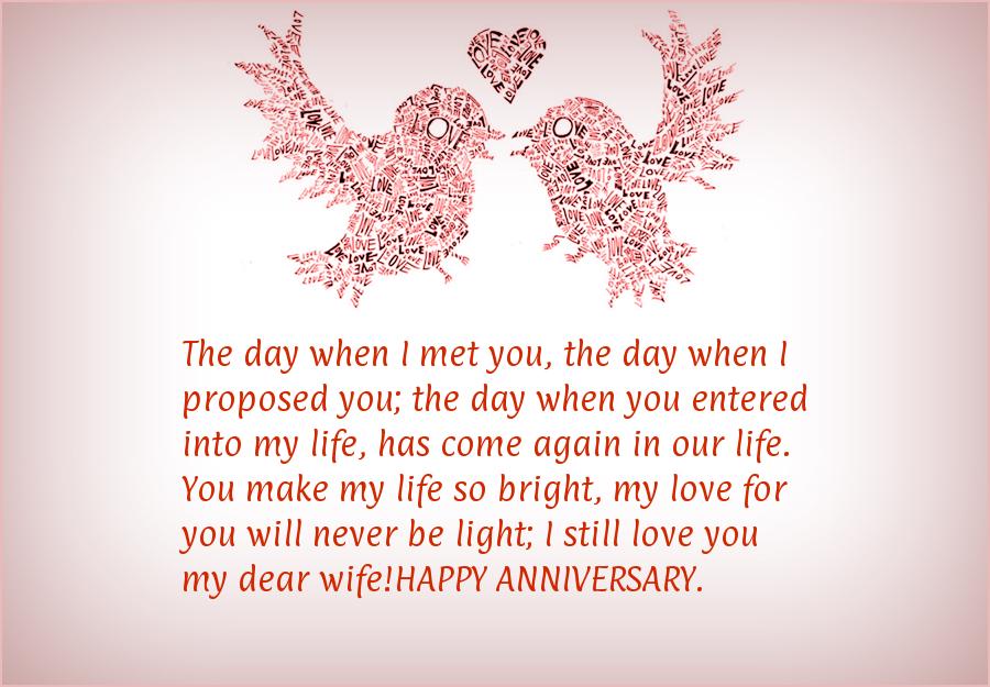 Anniversary Words For Wife