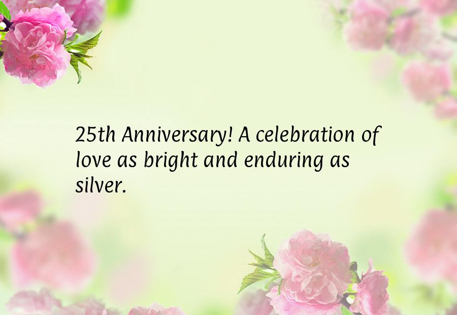25 marriage anniversary wishes