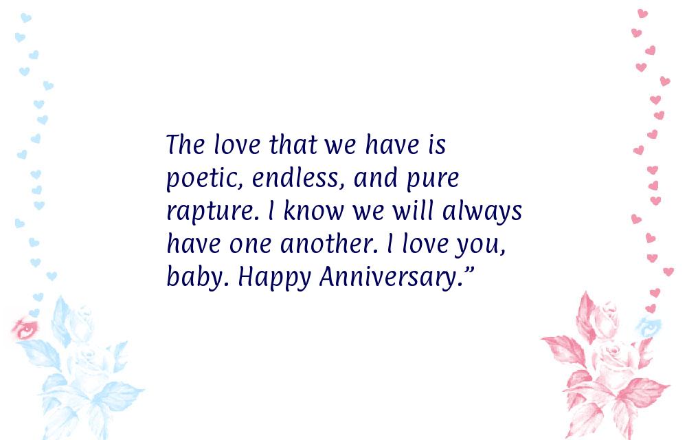 Marriage anniversary message for wife