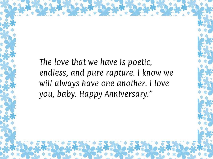 Wedding anniversary quotes to wife