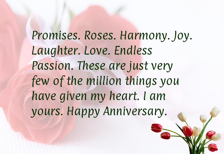 Wedding anniversary message for my husband