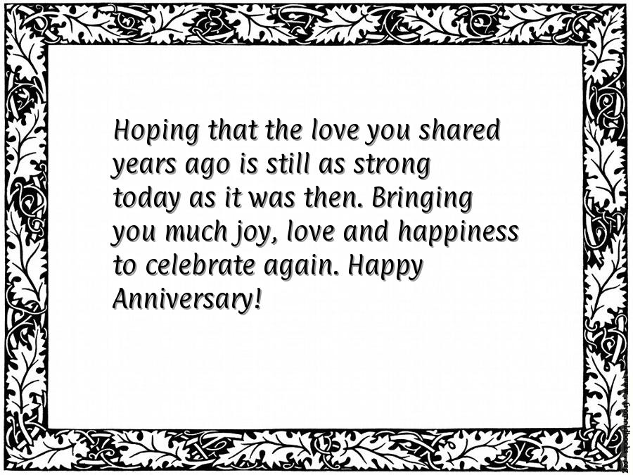 Happy anniversary quotes for parents