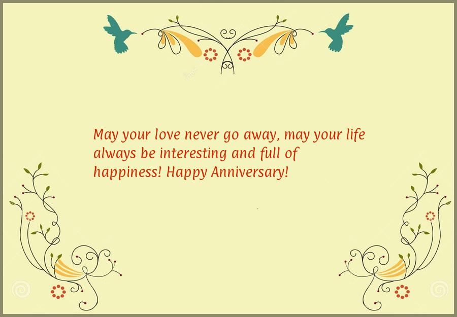 Wedding anniversary wishes to parents