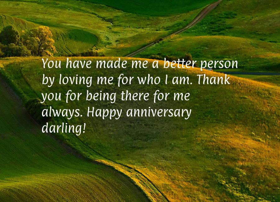 Anniversary wishes for husband from wife
