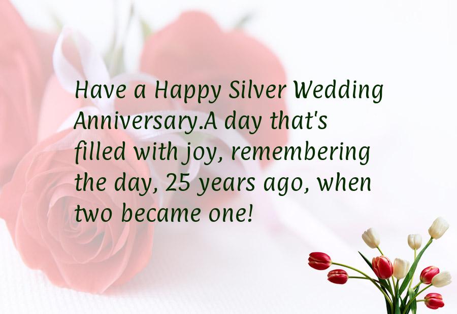 25 marriage anniversary wishes