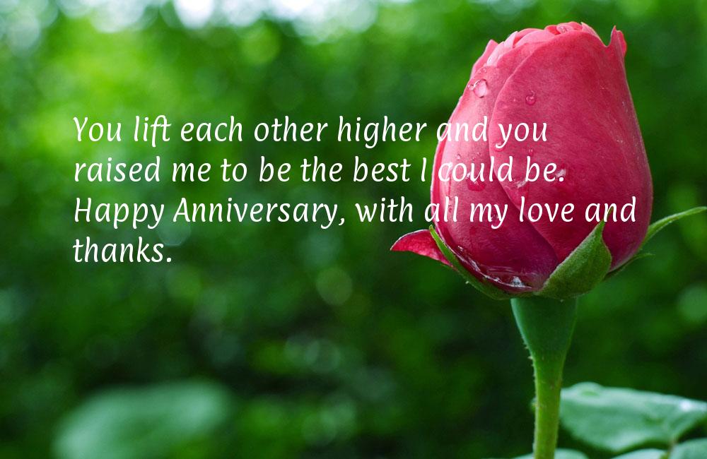 Marriage Anniversary Quotes For Parents In English