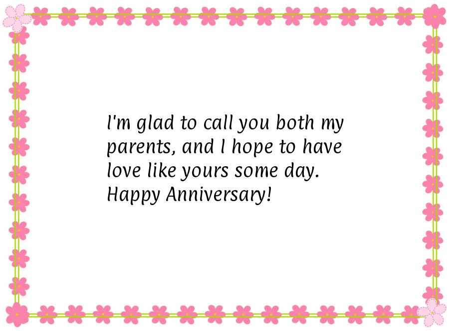 Anniversary quotes for parents