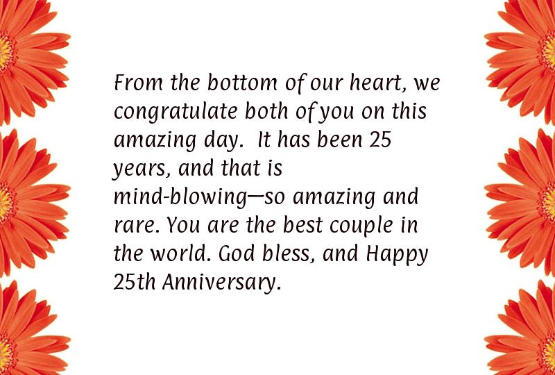 Silver wedding anniversary quotes