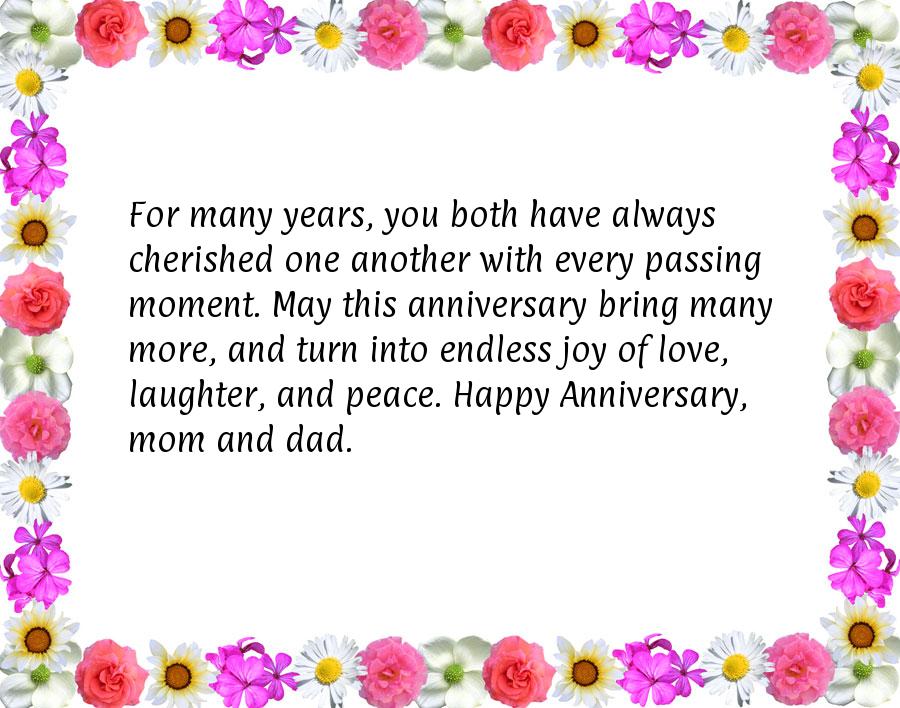Parents anniversary quotes