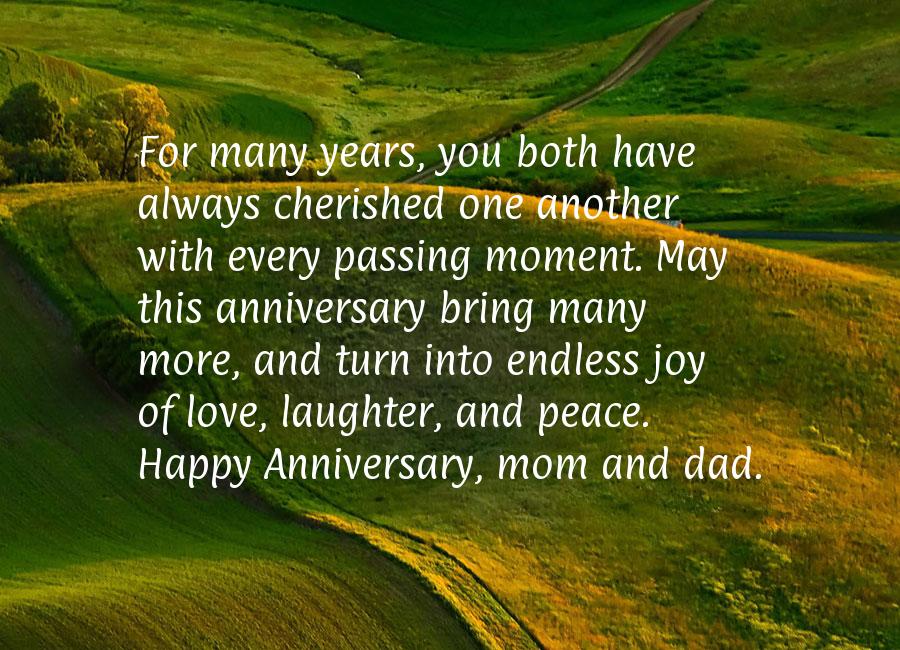 25th anniversary wishes for parents
