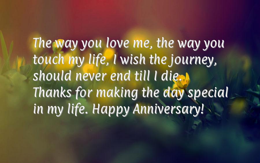 Anniversary messages to my wife