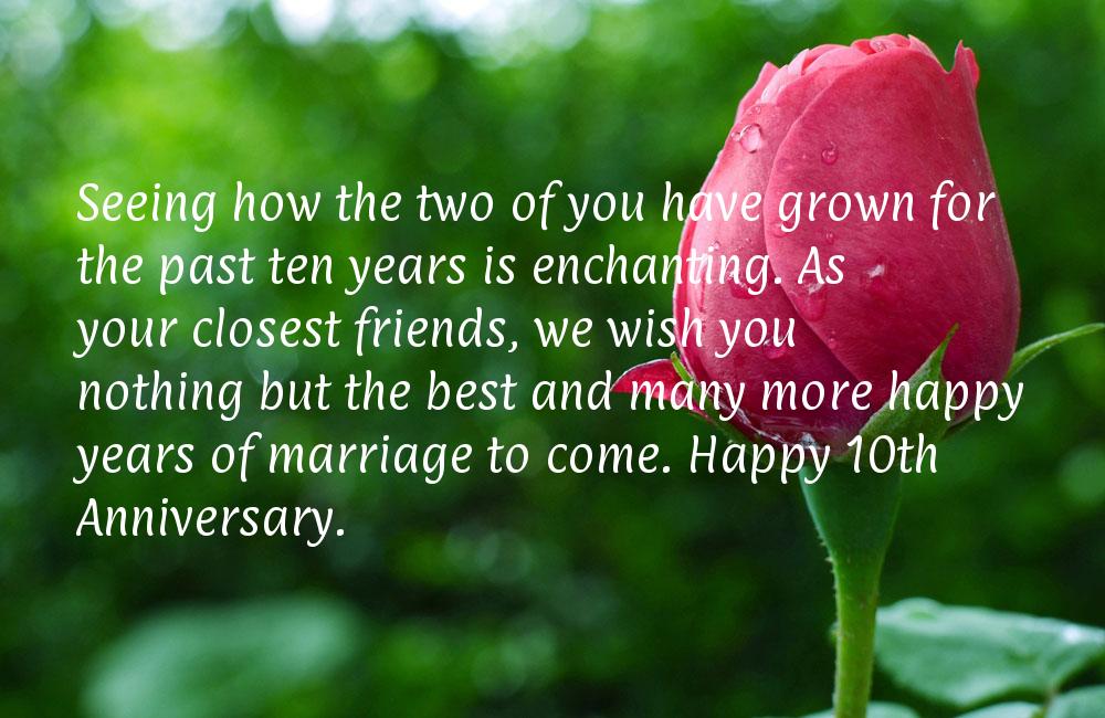 10 year wedding anniversary quotes