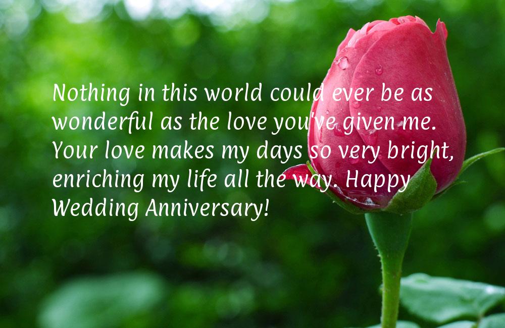 Anniversary message for him